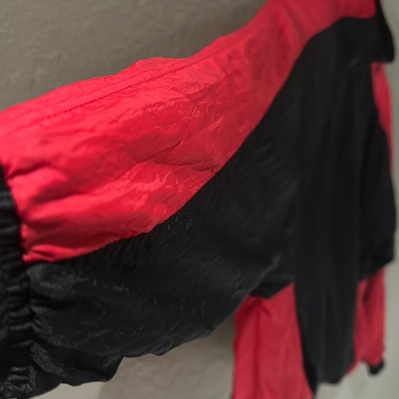 Cheetah Windbreaker Men's red workout Jacket Size M - Picture 2 of 9